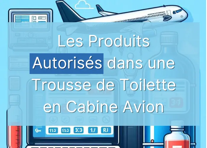 Les Produits Autorisés dans une Trousse de Toilette Cabine Avion