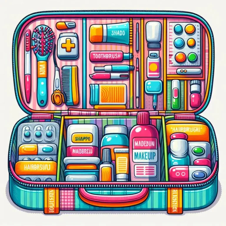 Organiser efficacement trousse de toilette