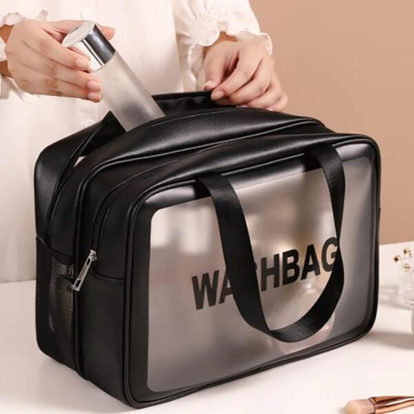 Grande Trousse de Toilette Transparente