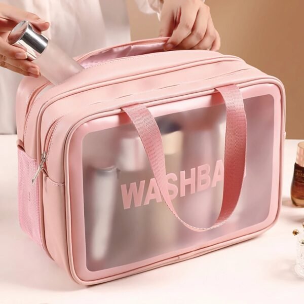 Grande Trousse de Toilette Transparente