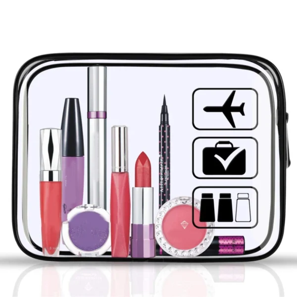 Trousse de Toilette Transparente Avion